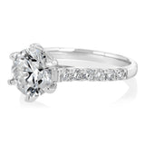 Luminesce Lab Grown 2.30 Carat Diamond Ring in 9ct White Gold
