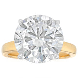 Luminesce Lab Grown 8 Carat Diamond Solitaire Ring in 9ct Yellow Gold