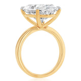 Luminesce Lab Grown 11 Carat Diamond Oval Solitaire Ring in 9ct Yellow Gold