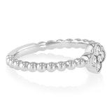 Luminesce Lab Grown 1/5 Carat Diamond Ring in Sterling Silver