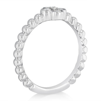 Luminesce Lab Grown 1/5 Carat Diamond Ring in Sterling Silver