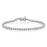 Luminesce Lab Grown 1 Carat Diamond Tennis Bracelet in Sterling Silver