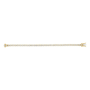 Luminesce Lab Grown 5 Carat Diamond Bracelet in 9ct Yellow Gold