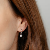 Luminesce Lab Grown 0.45 Carat Diamond Drop Earrings in Sterling Silver