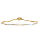 Luminesce Lab Grown 2 Carat Diamond Classic Bracelet in 9ct Yellow Gold