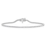 Luminesce Lab Grown 2 Carat Diamond Classic Bracelet in 9ct White Gold