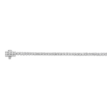 Luminesce Lab Grown 3 Carat Diamond Classic Bracelet in 9ct White Gold
