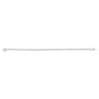 Luminesce Lab Grown 7 Carat Diamond Classic Bracelet in 9ct White Gold