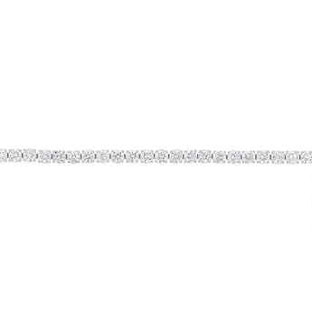 Luminesce Lab Grown 7 Carat Diamond Classic Bracelet in 9ct White Gold
