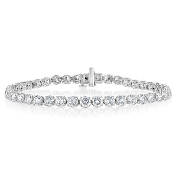 Luminesce Lab Grown 9 Carat Diamond Classic Bracelet in 9ct White Gold