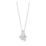 Luminesce Lab Grown 1/2 Carat Diamond Pendant on 9ct White Gold