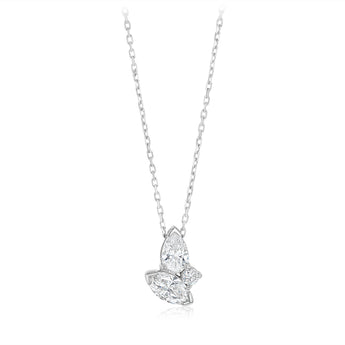 Luminesce Lab Grown 1/2 Carat Diamond Pendant on 9ct White Gold