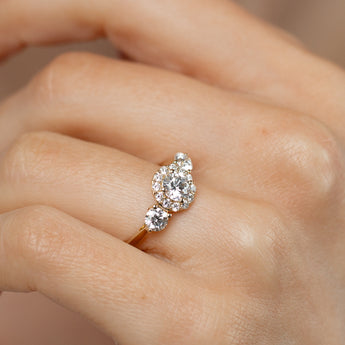 Luminesce Lab Grown 1.18 Carat Diamond Ring in 9ct Yellow Gold