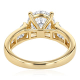 Luminesce Lab Grown 2.9 Carat with 2 Carat Centre Brilliant Diamond Bridal Set in 9ct Yellow Gold