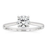 Luminesce Lab Grown 1 Carat Diamond Solitaire Ring in Sterling Silver