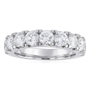 Luminesce Lab Grown 3 Carat Diamond Eternity Ring in Sterling Silver