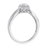 Luminesce Lab Grown 1/2 Carat Diamond Ring in Sterling Silver