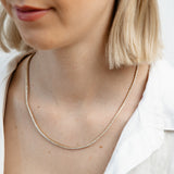 Luminesce Lab Grown 6 Carat Diamond Tennis Necklace in 9ct Yellow Gold