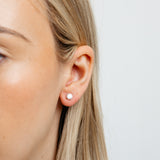 Luminesce Lab Grown 2 Carat Pendant and Earrings Set in 9ct White Gold