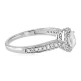 Luminesce Lab Grown 1 Carat Diamond Hoop Earrings in Gold Plated Silver