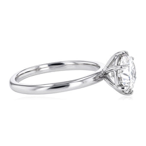 Luminesce Lab Grown 1.70 Carat Diamond Solitaire Ring in Sterling Silver