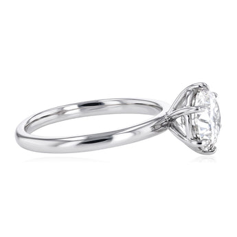 Luminesce Lab Grown 1.70 Carat Diamond Solitaire Ring in Sterling Silver