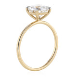 Luminesce Lab Grown 2 Carat Diamond Solitaire Ring in 9ct Yellow Gold
