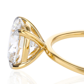 Luminesce Lab Grown 2 Carat Diamond Solitaire Ring in 9ct Yellow Gold