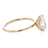 Luminesce Lab Grown 2 Carat Diamond Oval Solitaire in 9ct Yellow Gold