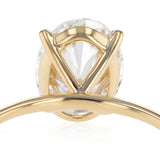Luminesce Lab Grown 2 Carat Diamond Oval Solitaire in 9ct Yellow Gold