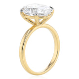 Luminesce Lab Grown 5 Carat Diamond Oval Solitaire in 9ct yellow Gold