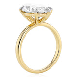 Luminesce Lab Grown 5 Carat Diamond Marquise Solitaire Ring in 9ct Yellow Gold