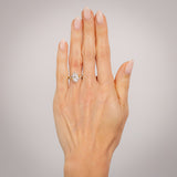 Luminesce Lab Grown 1 Carat Diamond Halo Ring in 9ct Yellow Gold