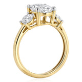 Luminesce Lab Grown 2.8 Carat Diamond Trilogy Ring in 9ct Yellow Gold