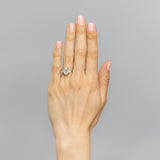 Luminesce Lab Grown 2.8 Carat Diamond Trilogy Ring in 9ct Yellow Gold