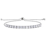 Luminesce Lab Grown 3 Carat Diamond Bolo Bracelet in Sterling Silver