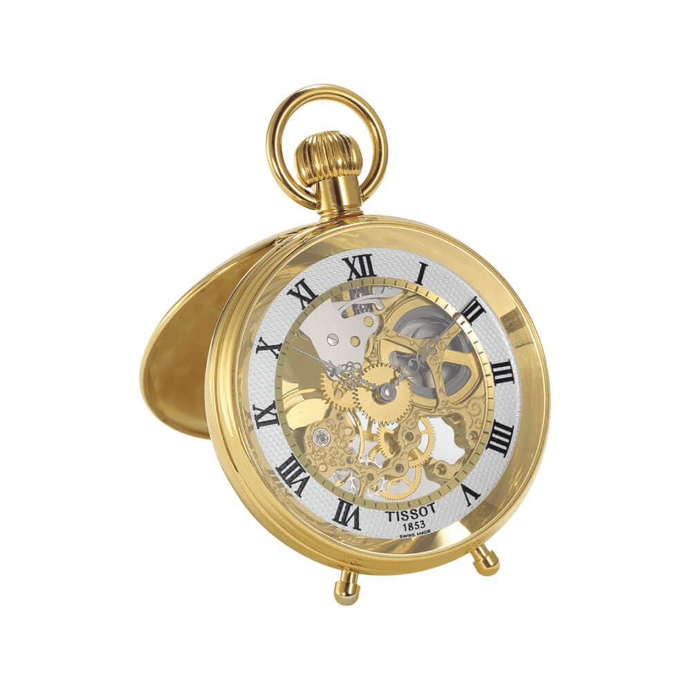 Tissot skeleton sales pocket watch