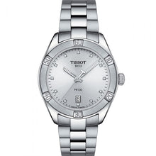 Load image into Gallery viewer, Tissot PR100 Sport Chic T1019101103600 12 Diamonds Stainless Steel Womens Watch