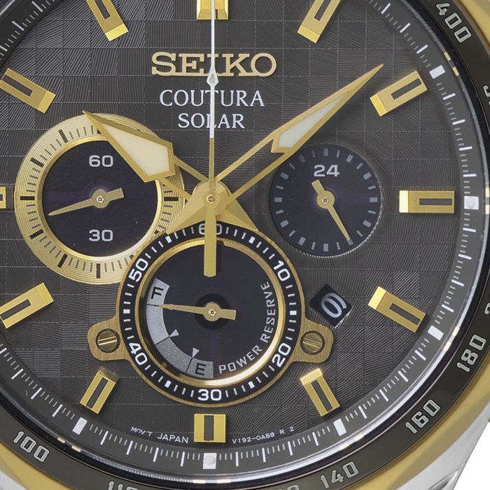 Seiko Coutura SSC752P Two Tone Stainless Steel Mens Watch