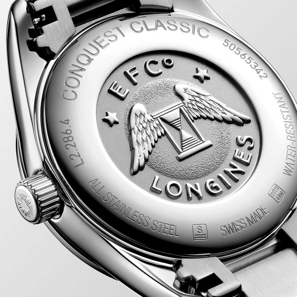 Longines Conquest Classic L22864726 Silver Stainless Steel Womens Watch