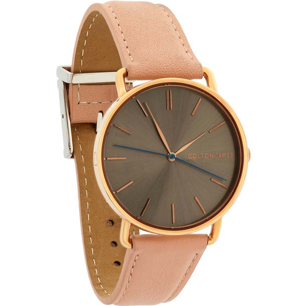 Colton James Grey Dial Nude Leather Womens Watch – Grahams Jewellers
