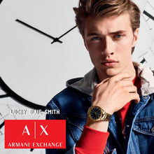 Load image into Gallery viewer, Armani Exchange Fitz AX2801 Gold Coloured 50 Metres Water Resistant Mens Watch