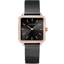 Load image into Gallery viewer, Ellis &amp; Co &#39;Alyssa&#39; Stainless Steel Mesh Bracelet Womens Watch