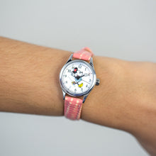 Load image into Gallery viewer, Disney TA56723  Minnie Mouse Croco Pink Watch