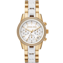 Load image into Gallery viewer, Michael Kors Ritz MK6939 Chronograph Two Tone Womens Watch