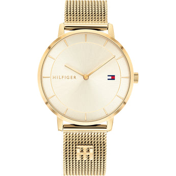 Tommy Hilfiger Tea 1782286 Gold Tone Mesh Womens Watch