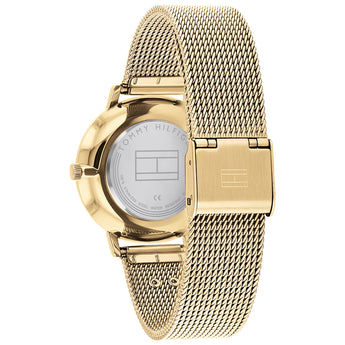 Tommy Hilfiger Tea 1782286 Gold Tone Mesh Womens Watch