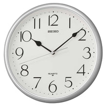 Load image into Gallery viewer, Seiko QXA747-S Silver Office Wall Clock