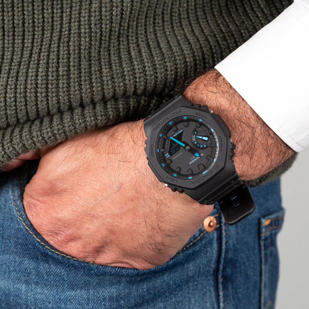 G-SHOCK SKELETON METALLIC DIAL - Orologio - light blue/celeste G-SHOCK SKELETON METALLIC DIAL - Orologio - light blue/celeste