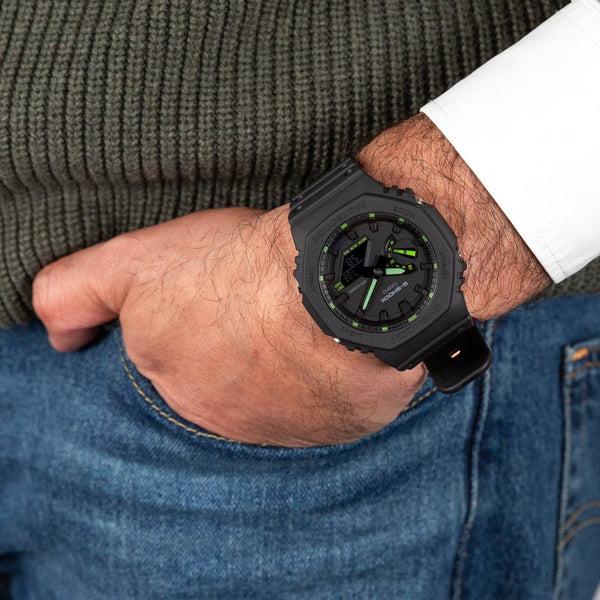 G Shock GA2100 1A3 NeonAccent Series CasiOak Grahams Jewellers